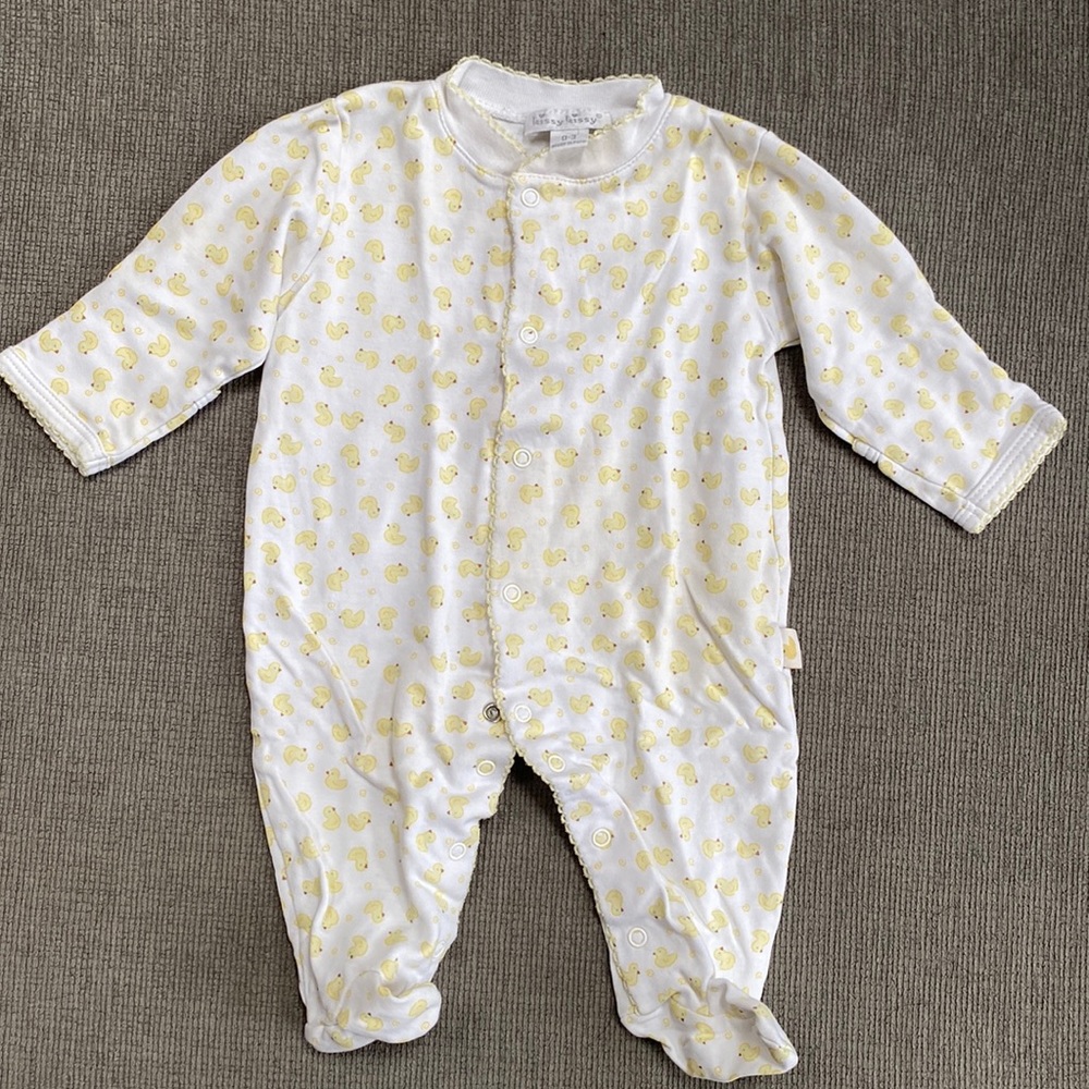 Kissy Kissy 0-3 months Duck Pajamas